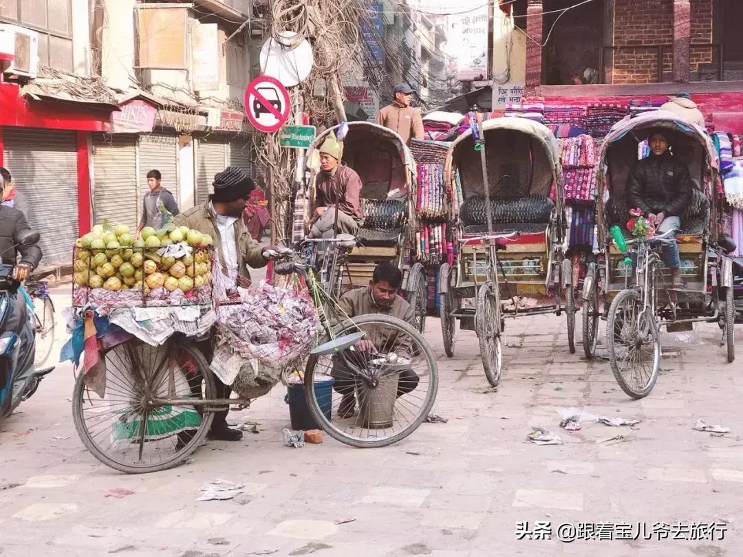 尼泊尔购物天堂泰米尔,尼泊尔加德满都街边买东西