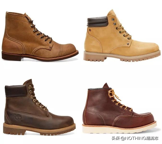 靴子男不同款式,靴子简直是秋冬穿搭必备神器