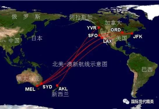 全球10大主要国际航空线精解(图文对照)