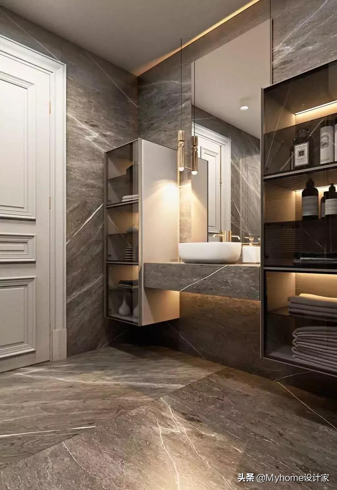 三分离卫生间怎么做实用效果图,6平方卫生间三分离装修效果图