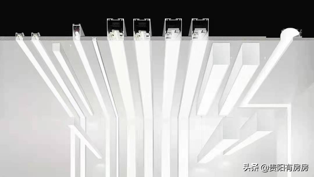 黑色线条灯和白色线条灯哪个好看,线条灯效果图大全