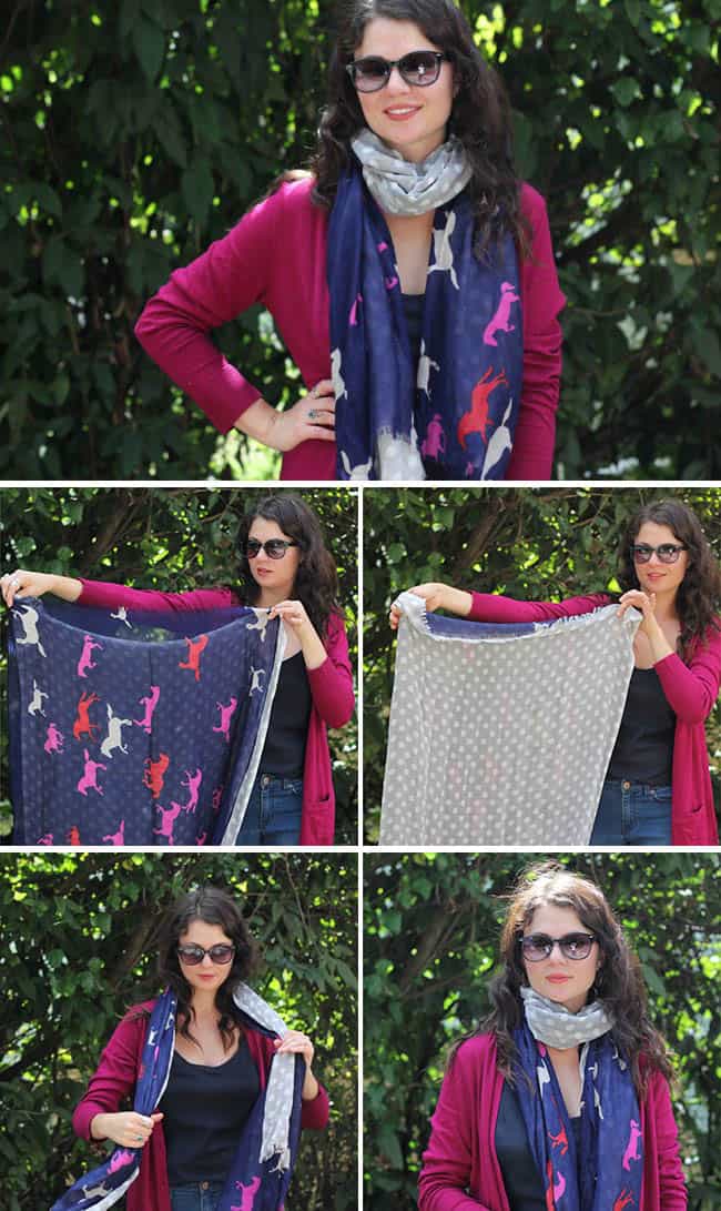 100种围巾系法小视频,七种系围巾的方法