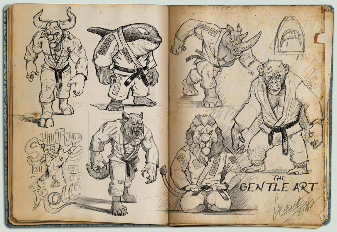 会巴西柔术的动物有多酷?让GroundShark(陆地鲨)告诉你