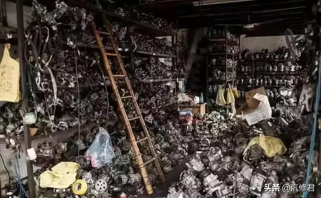 7万人民币开走法拉利!中国最神秘的4大汽配城,豪车50块一斤