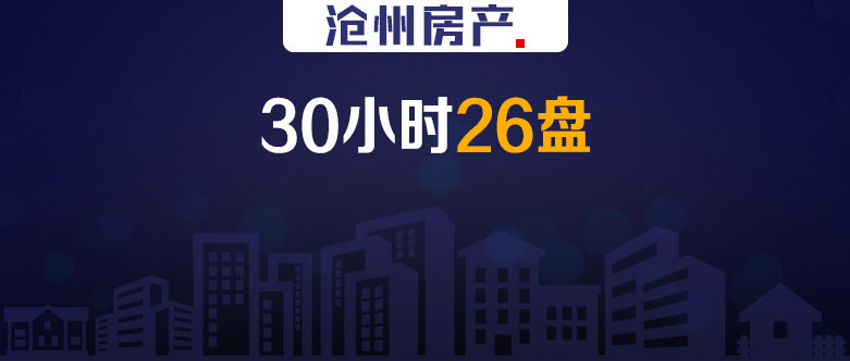 沧州楼市快讯,沧州最新楼市动态