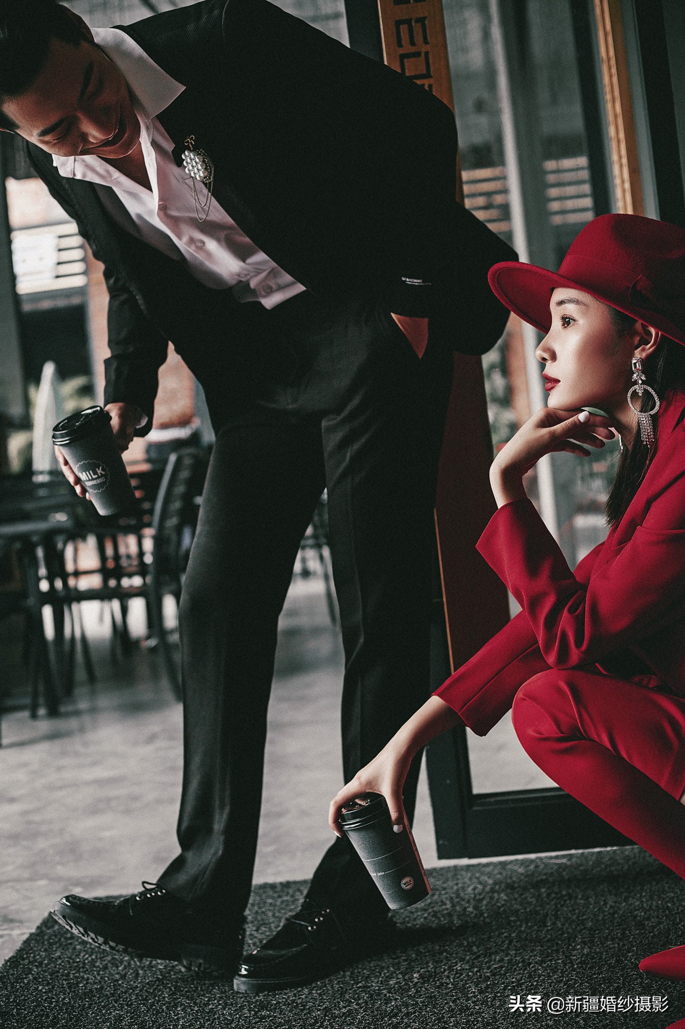 可盐可甜婚纱写真,可咸可甜的婚纱照图片