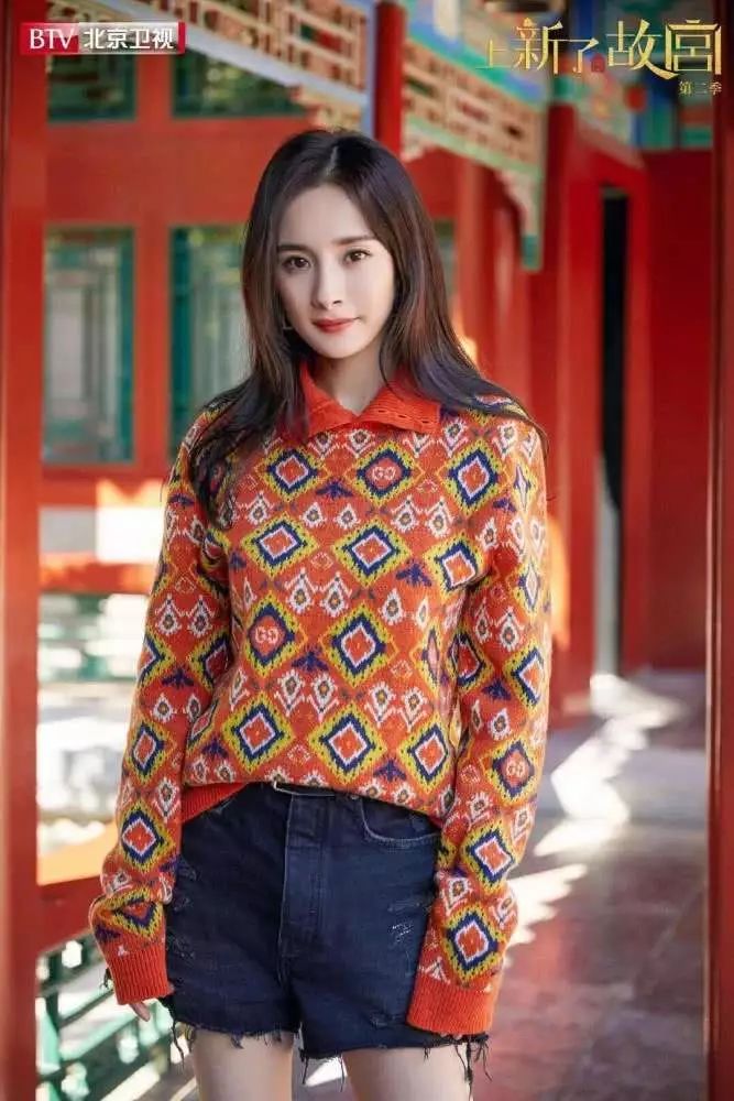 倪妮黑色高领毛衣,倪妮穿啥都好看