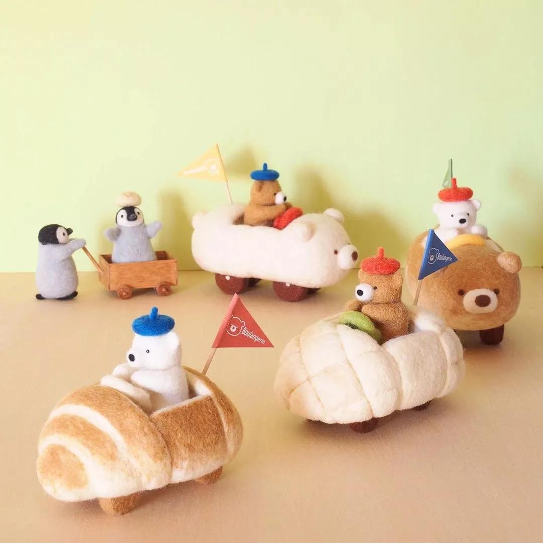 治愈系羊毛毡手工制作,毛毡手工diy大全