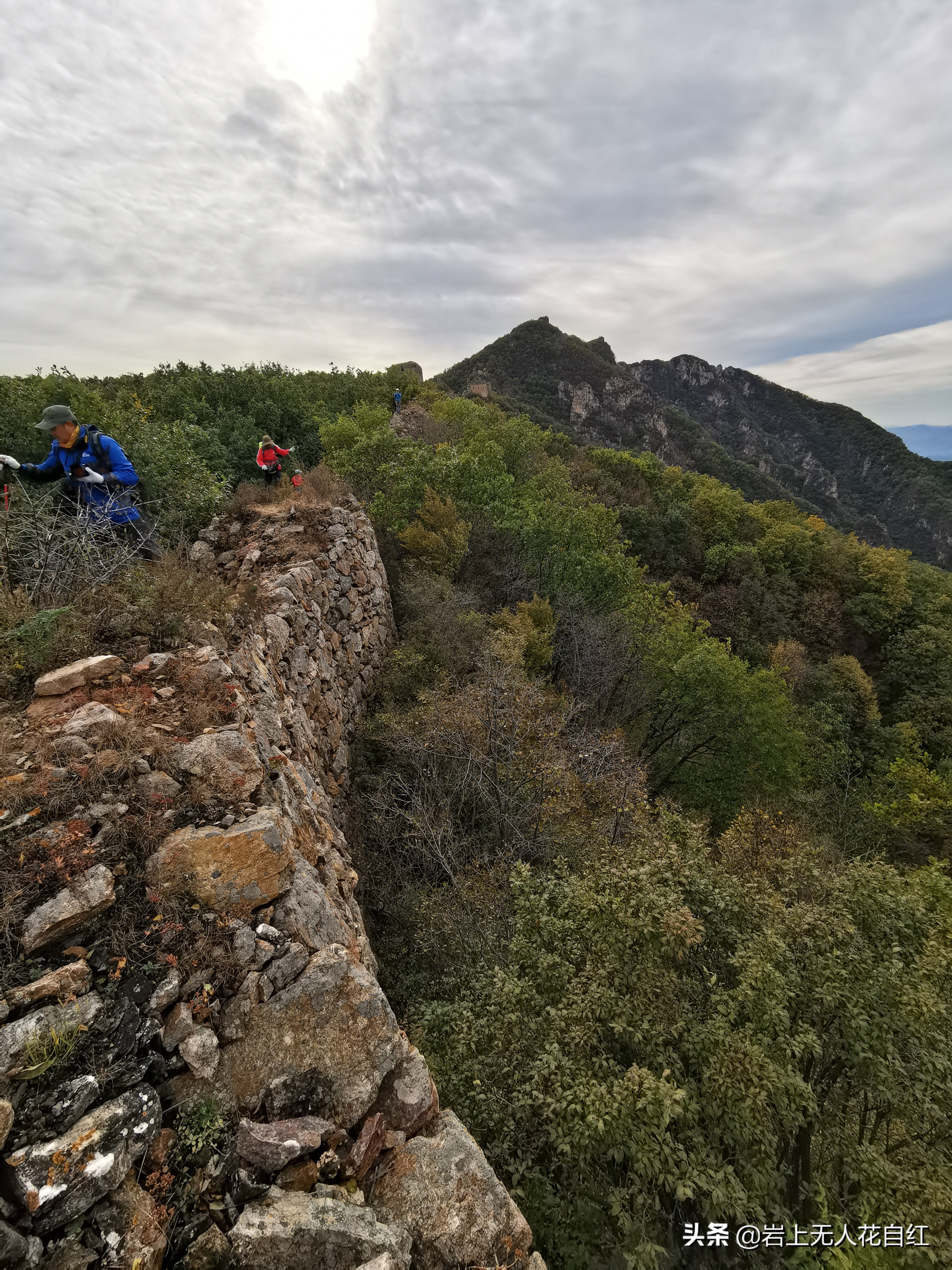司马台东段长城之5：五道梁、倒班岭口之菱形楼、白头楼、水门洞