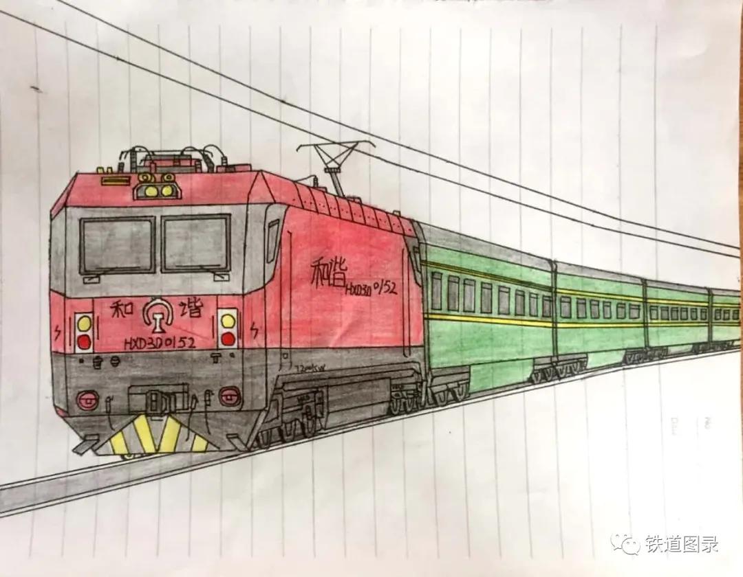铁路人文:手绘火车