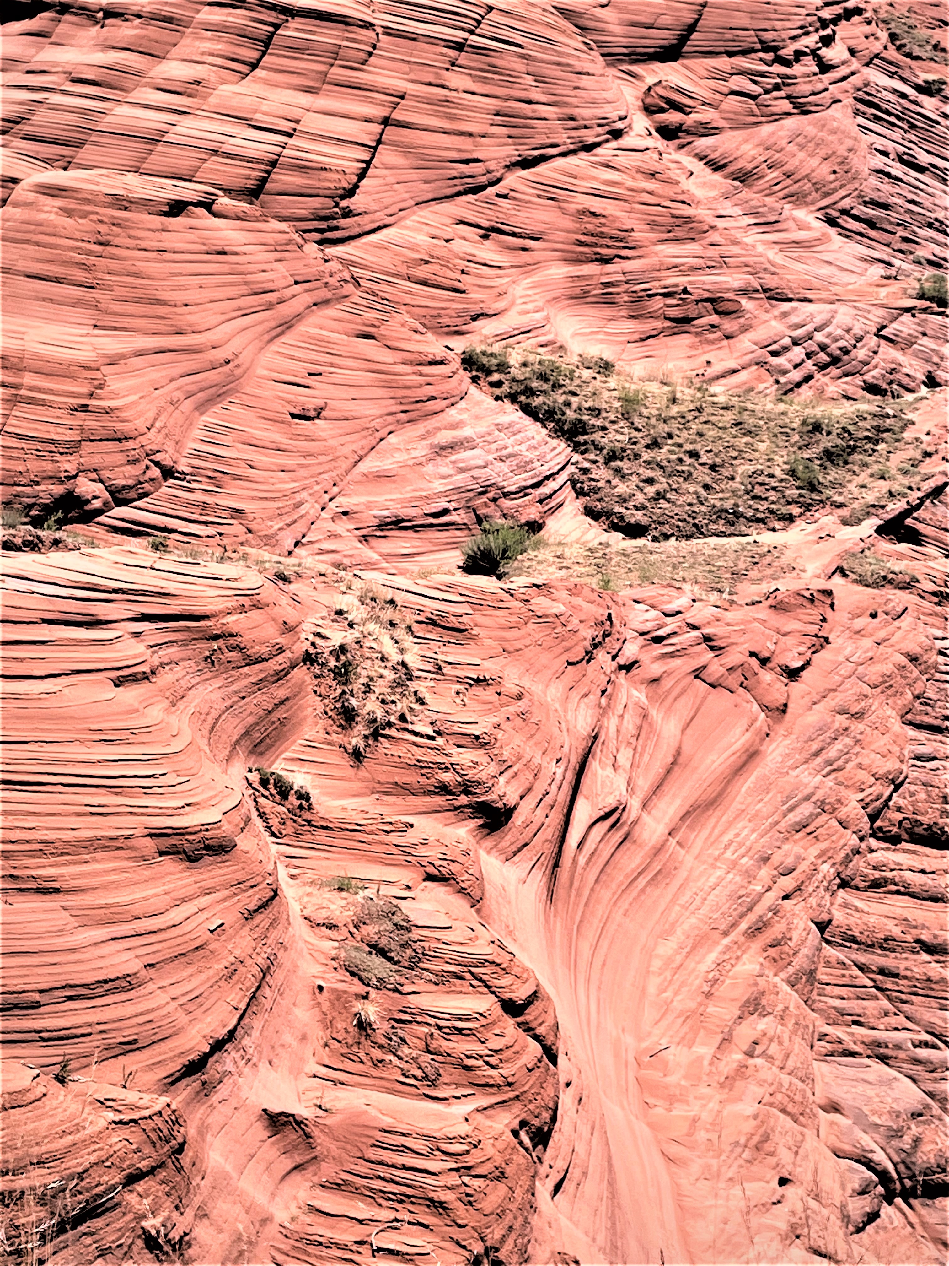 靖边波浪谷湖,靖边县波浪谷景区