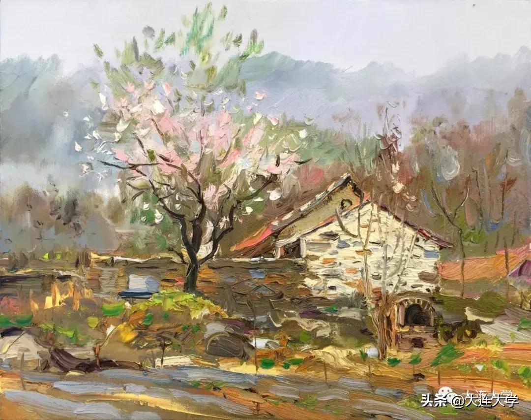 简单又好看的大连画,美丽大连我的家绘画