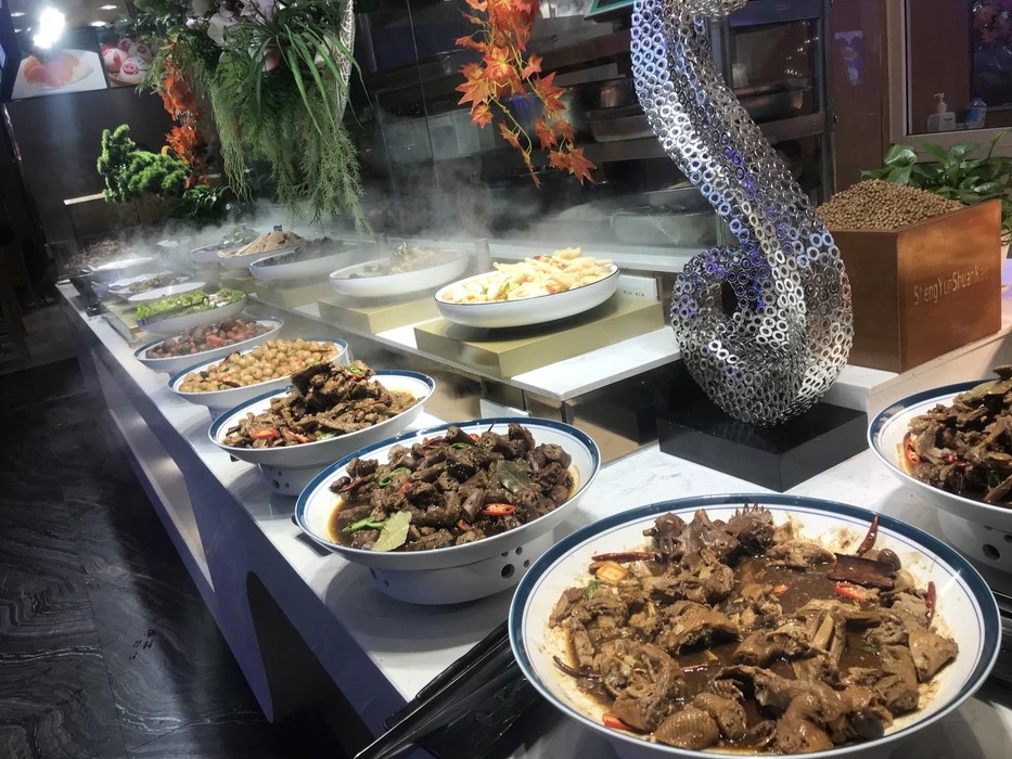 西安红透天自助涮烤,西安盛运涮烤自助