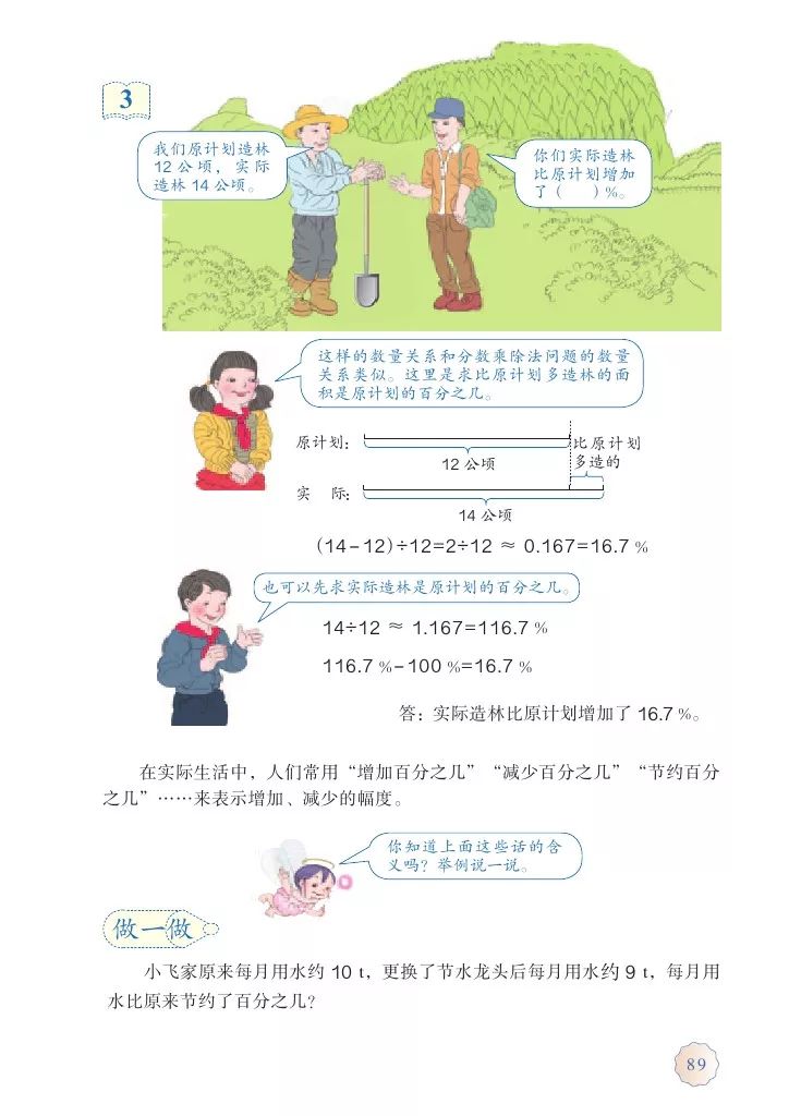 人教版六年级上册数学电子课本教材（高清版），暑假预习收藏