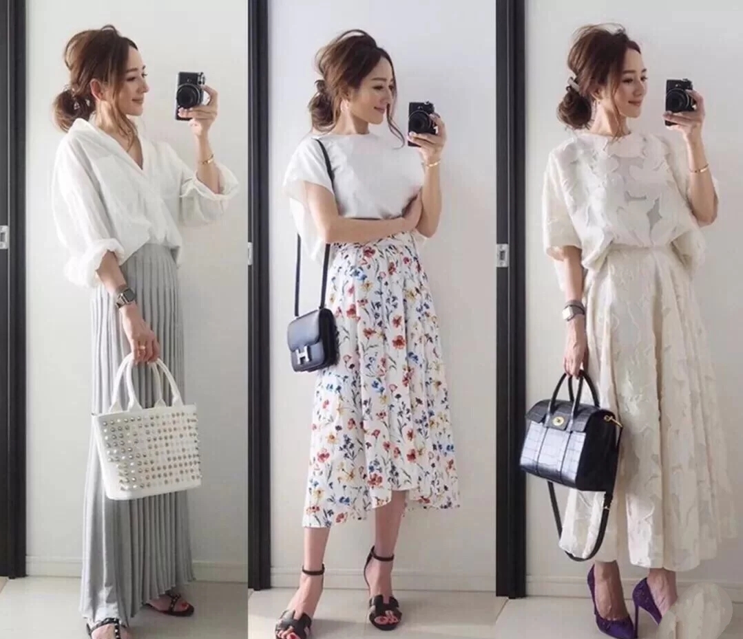 中年小个子没存在感?看38岁日系辣妈星玲奈穿搭,精致优雅又随意