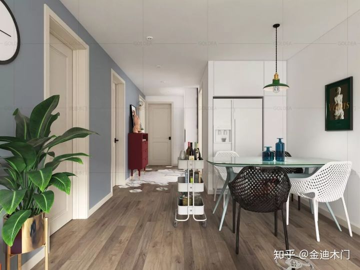 国潮复古风,国潮风室内门