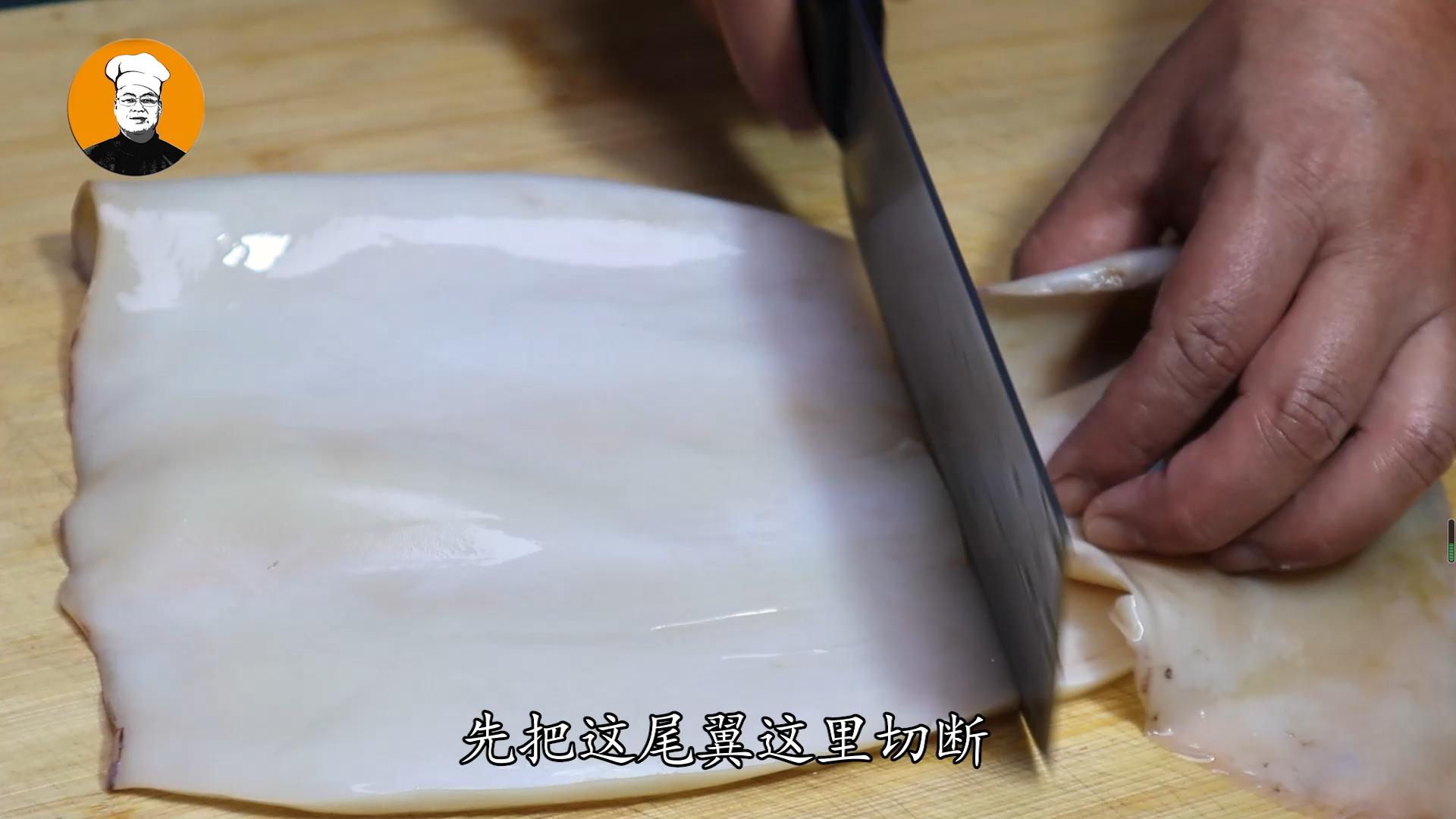 鱿鱼怎么切花刀小技巧,鱿鱼三种新款花刀切法记得收藏