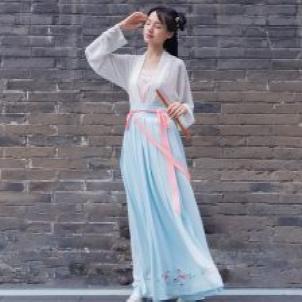 齐腰襦裙怎样不掉,齐腰襦裙怎么穿没有吊带