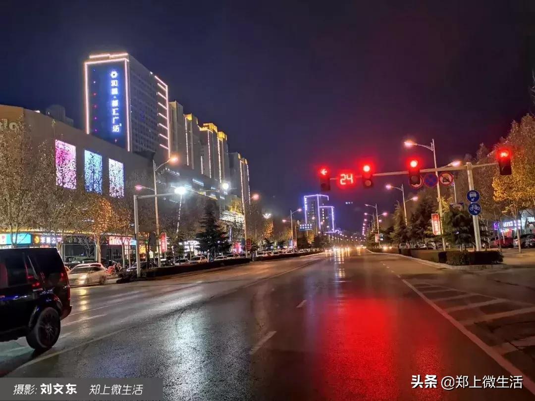 魅力小城夜景,魅力上街诗歌