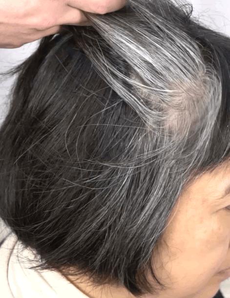 染发是一件简单的事，梳一梳，白发变黑！告别理发店