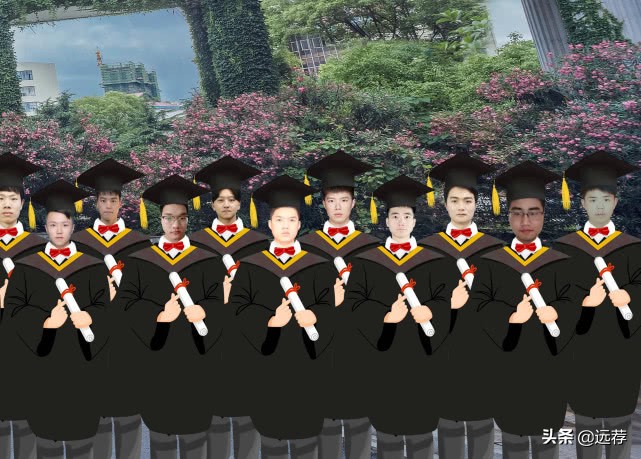 湖南某大学云毕业照火了!被质疑像“恐怖片”!感觉瘆得慌