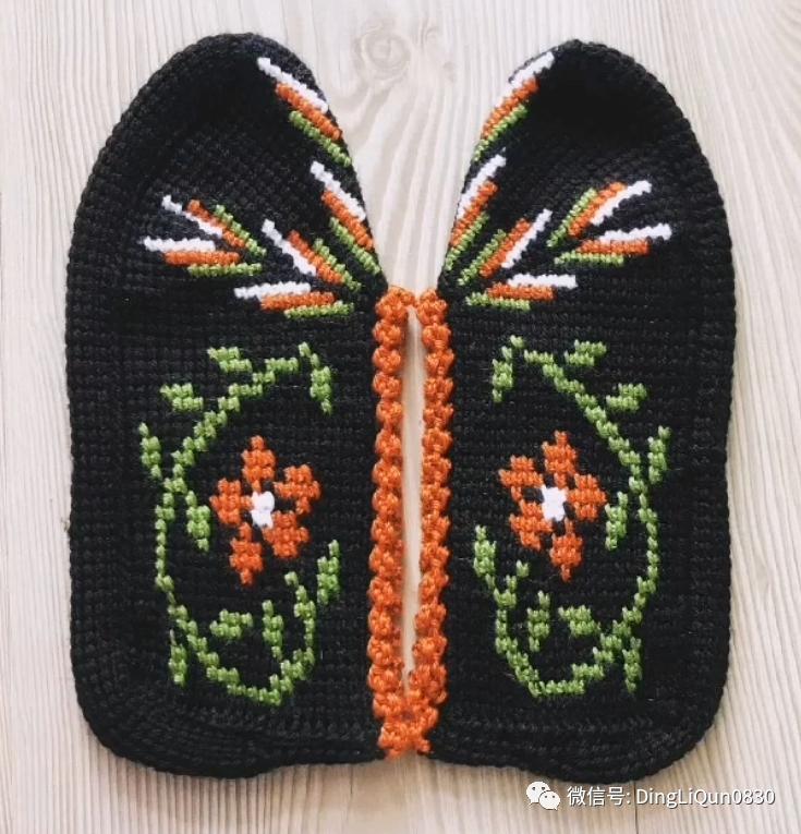 波西米亚风手工编织鞋子,针织作品50款