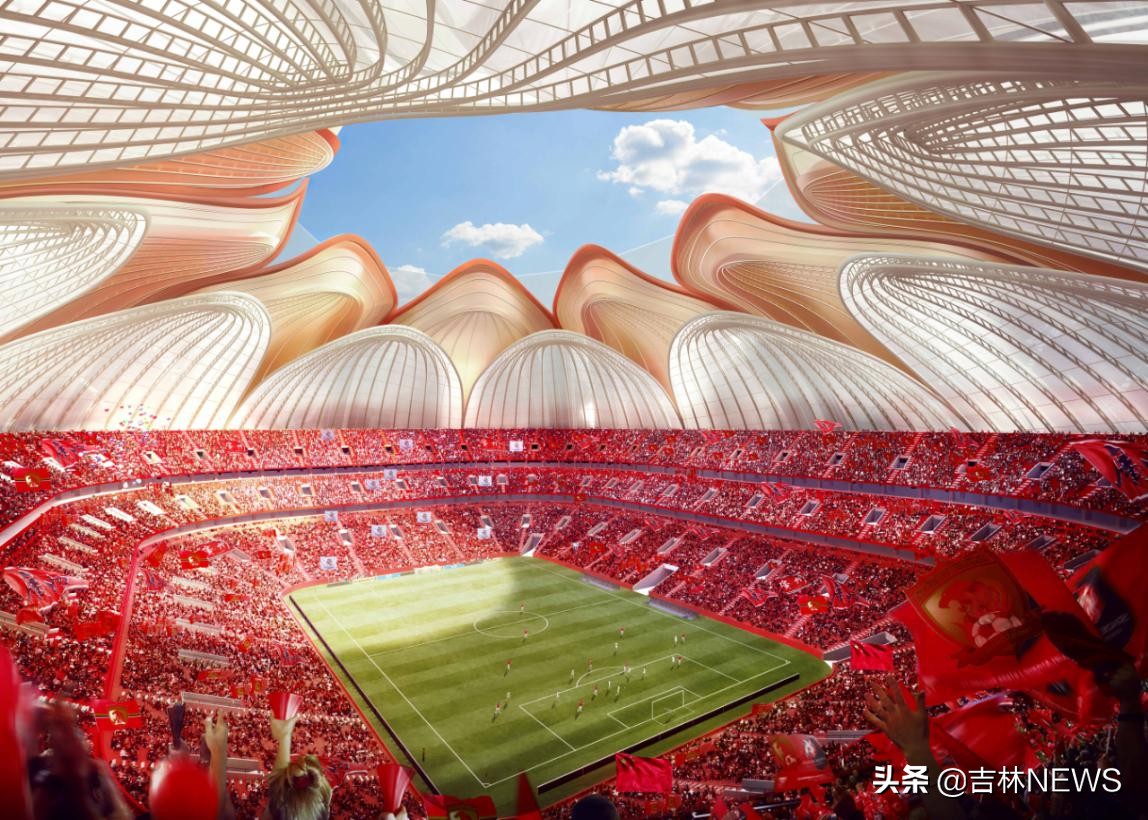 恒大荷花球场,荷花造型效果图大全