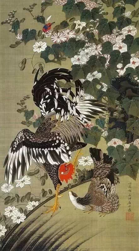 世界著名画家绘画中国画,日本画和中国画对比