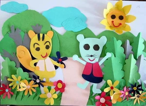 幼儿园墙壁装饰简单环创,幼儿园环创可爱墙面布置简单大气