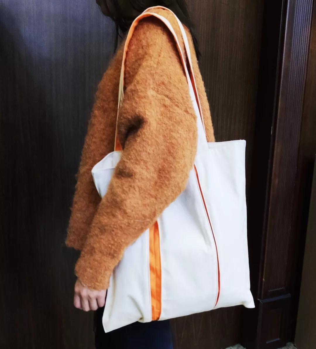 包包制作|日系镶色帆布包,街头的一抹小清新,一起来学习制作