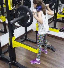 14岁的女生能练成什么样子?