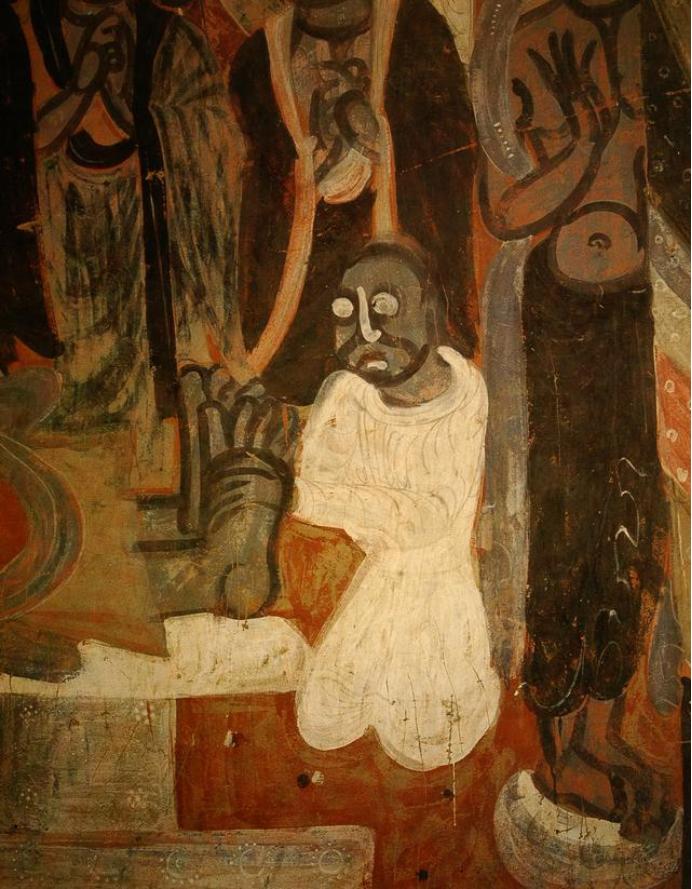 敦煌428窟介绍,敦煌329窟壁画飞天图