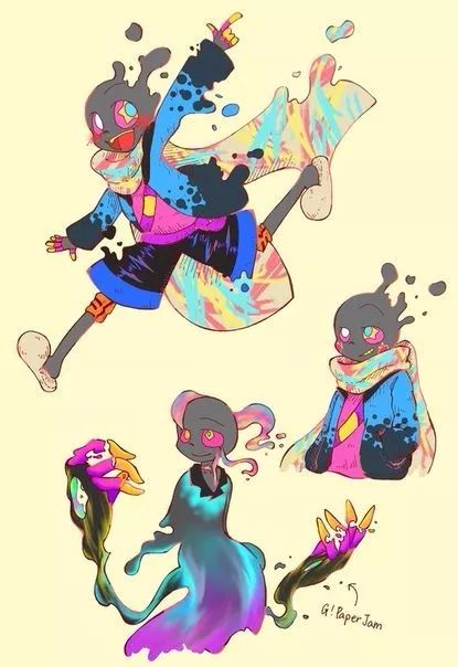 「undertale2设」传说之下精美人物图包（paperjam篇）