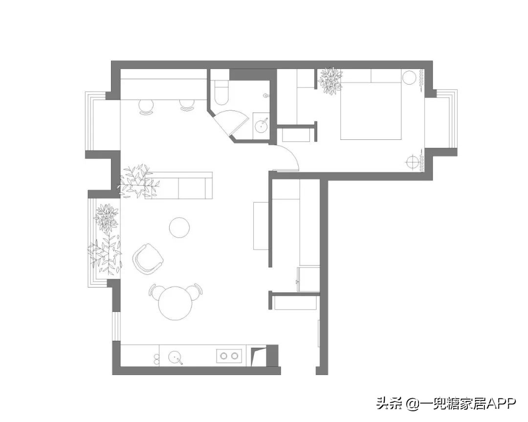 黑色直纹橱柜装修效果图,入门玄关橱柜效果图