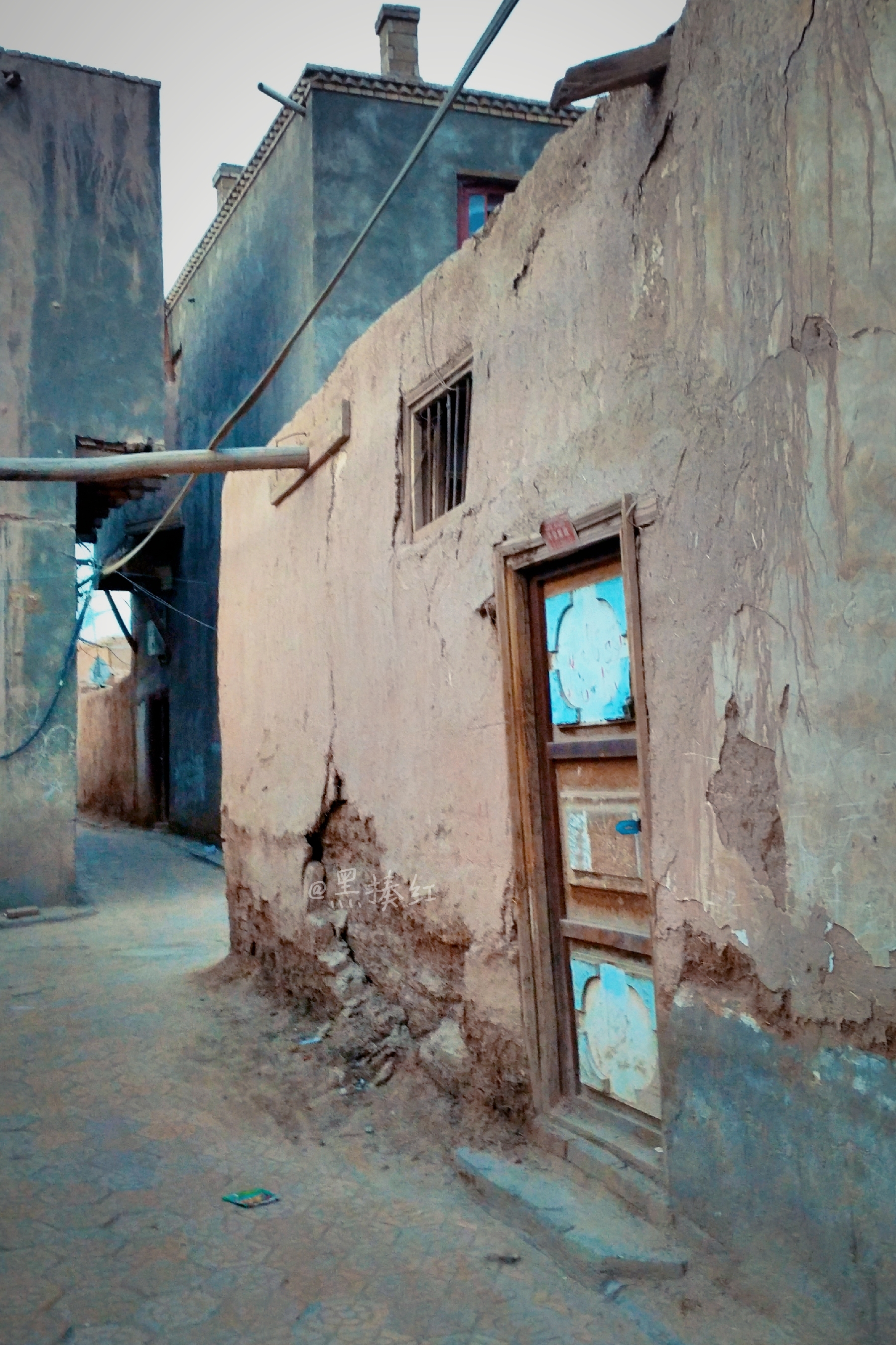 喀什古城废弃房屋,喀什废墟古城