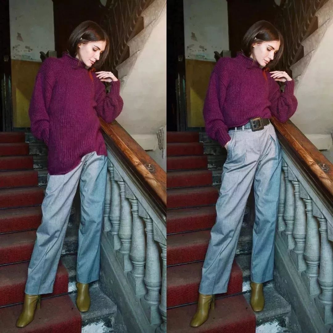 塞衣角最好看的方法,塞衣角塞法教程