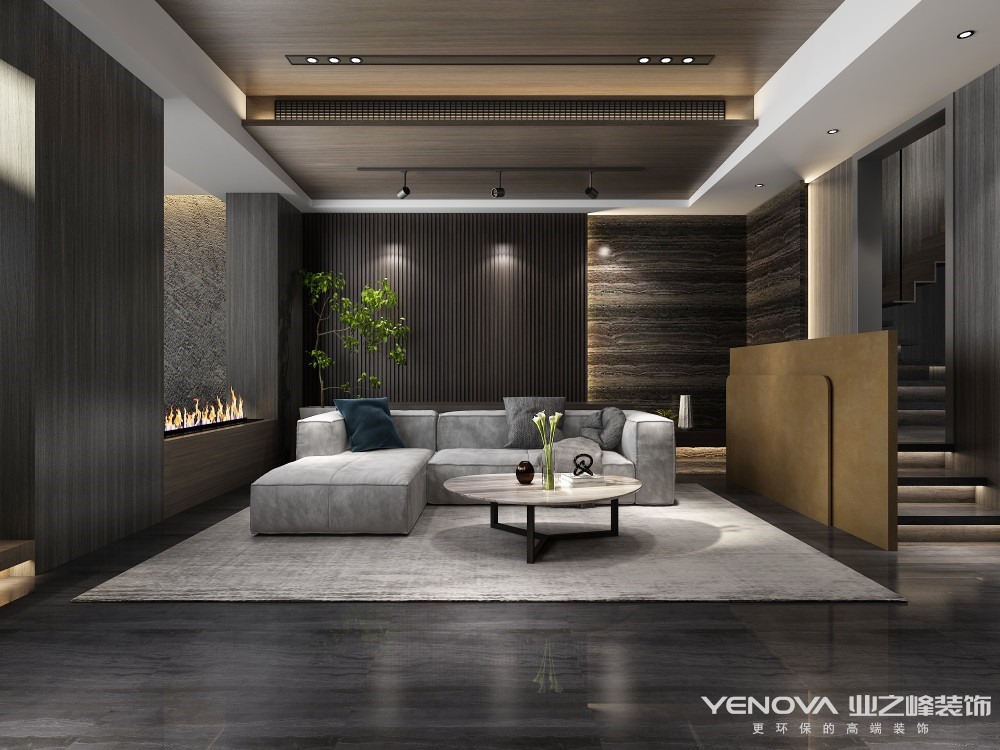 孔雀城大学里-450平现代风格