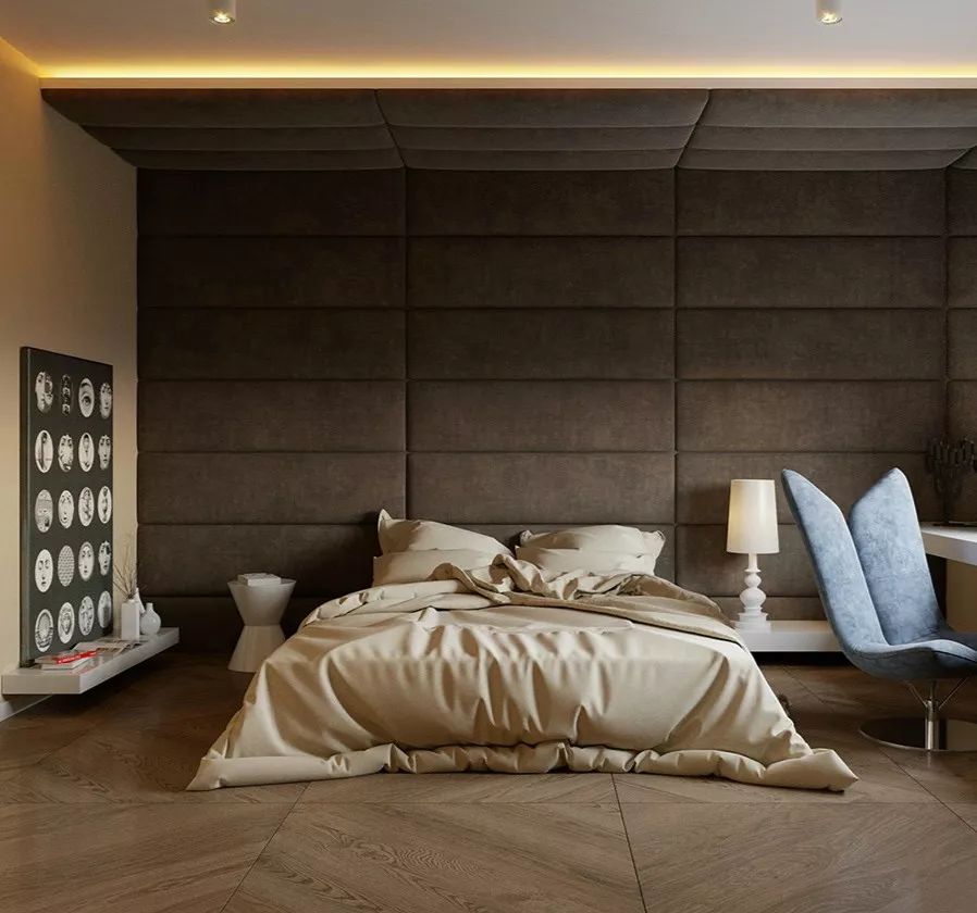 小卧室装卧室背景墙会占空间吗,现在流行卧室背景墙装修效果图