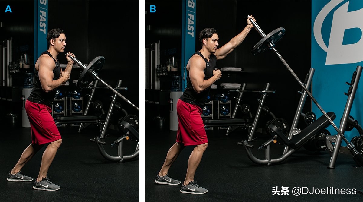 没有科技的健身达人,健美肩部肌肉