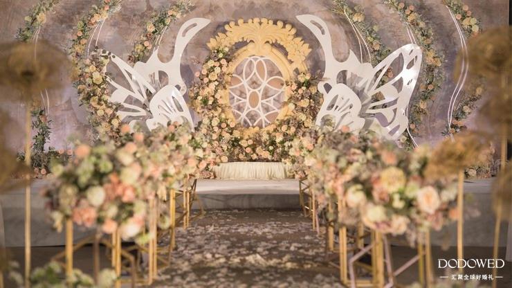 dodowed汇聚全球好婚礼,法式氛围婚礼策划方案