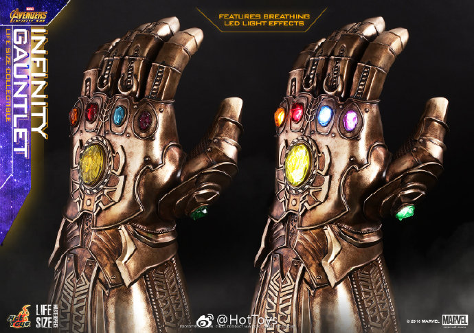 复联三灭霸无限手套模型,hottoys灭霸无限手套怎么装