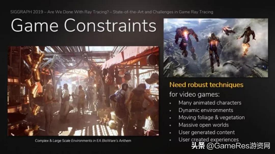 实时光线追踪技术动画对比 (地铁逃离将采用实时光线追踪技术)