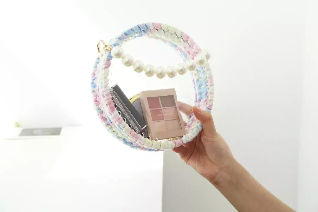 编织小香风材料包,手工diy小香风包编织教程