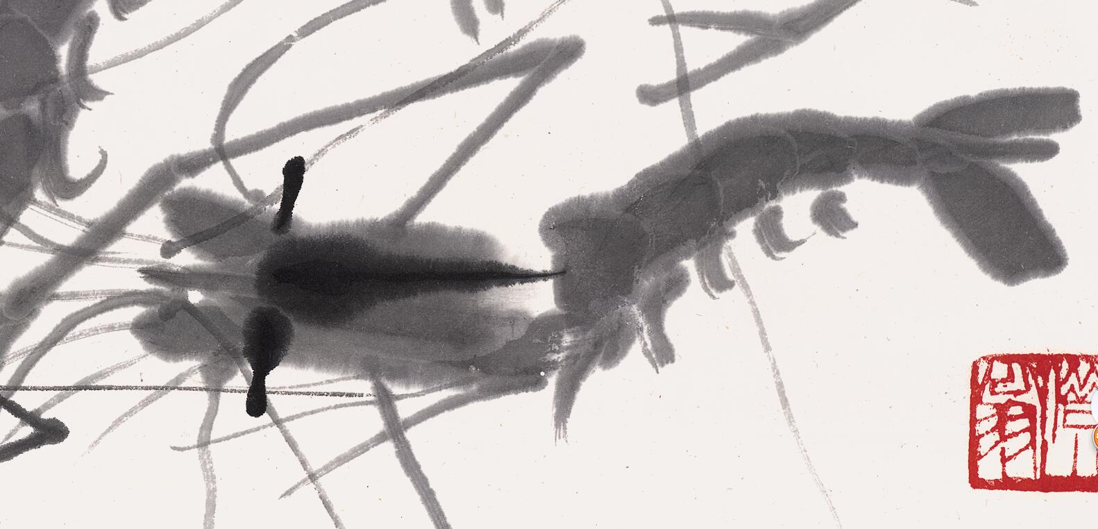 白石老人画虾视频大全,白石老人画虾的感悟