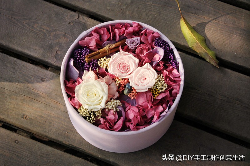 diy手工永生花制作全过程,diy永生花怎么做的