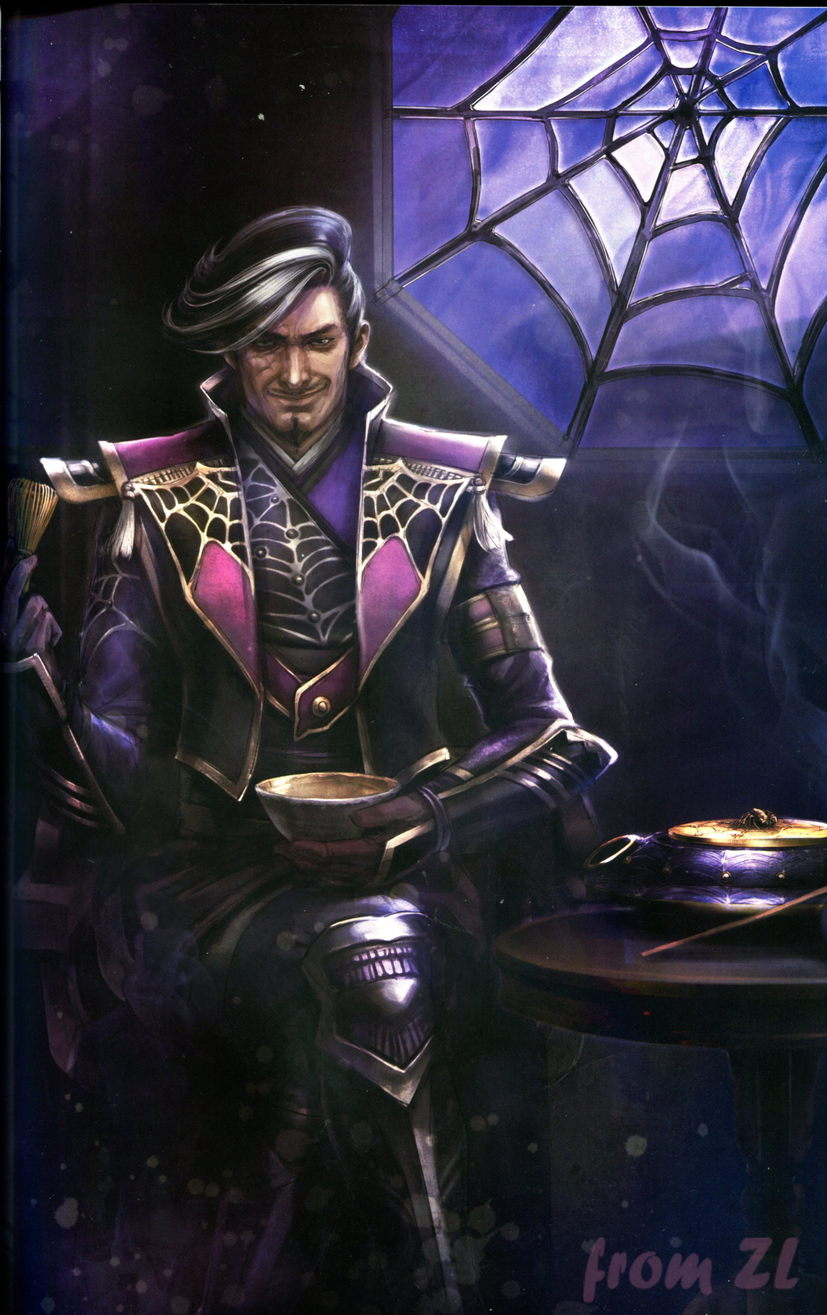 战国无双4设定角色原画集，神无双极意55名武将CG插画壁纸欣赏