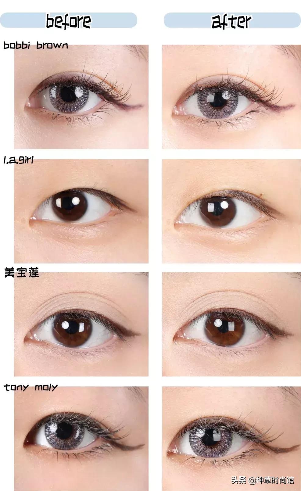 初学者如何使用kissme眼线笔,kissme眼线笔真实测评黑茶色