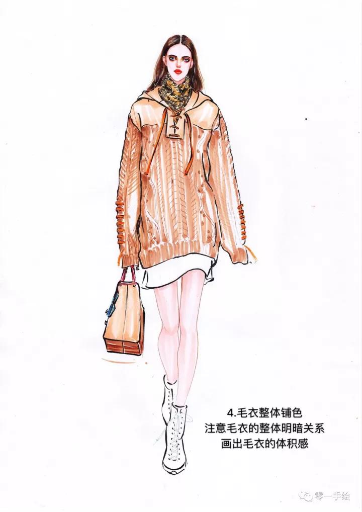 教你画衣服设计图,设计衣服手绘画简单教程整套