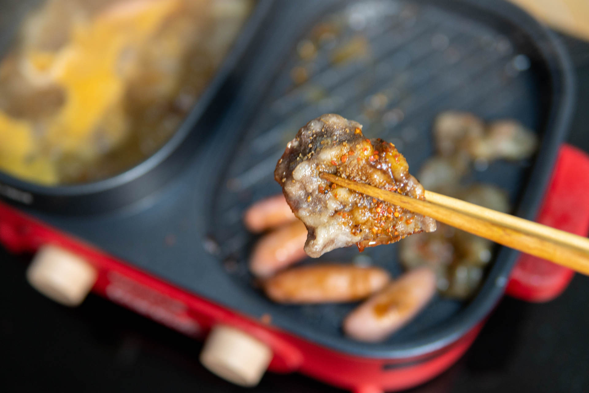 九阳涮锅烧烤一体机麦饭石,九阳涮锅烧烤一体机