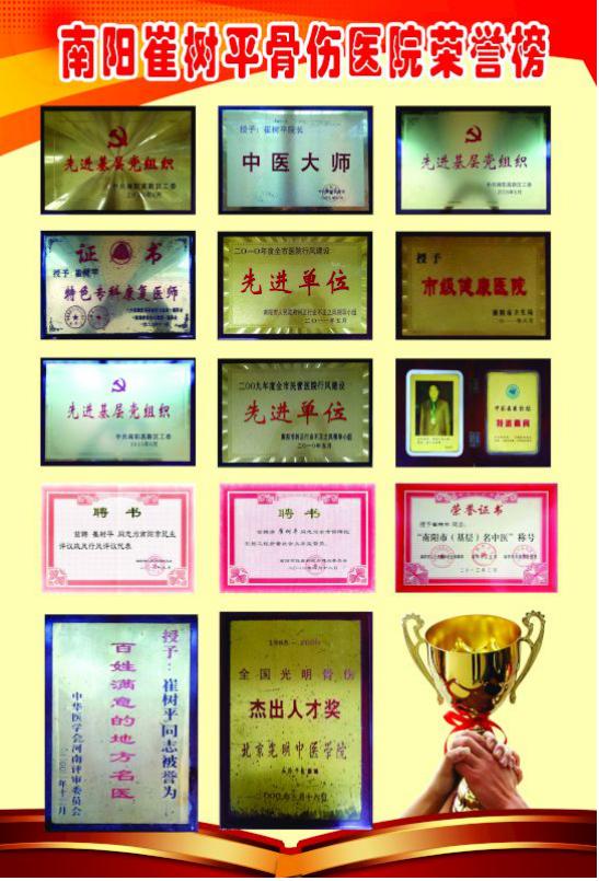 访南阳崔树平骨伤医院院长崔树平